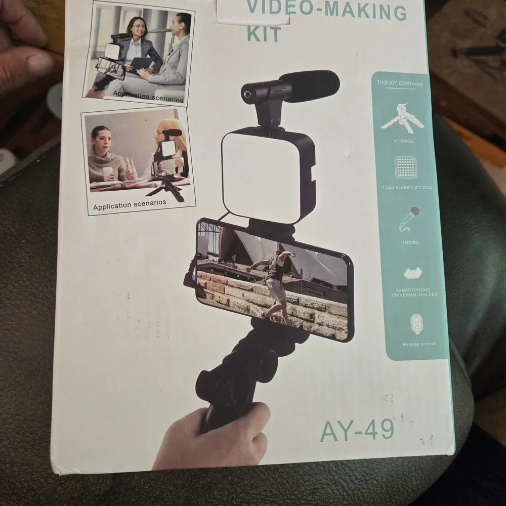 AY-49 Video Creation Kit with Black Accessories